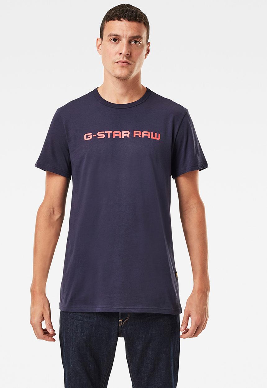 G-STAR - Graphic core straight r t s\s - sartho blue
