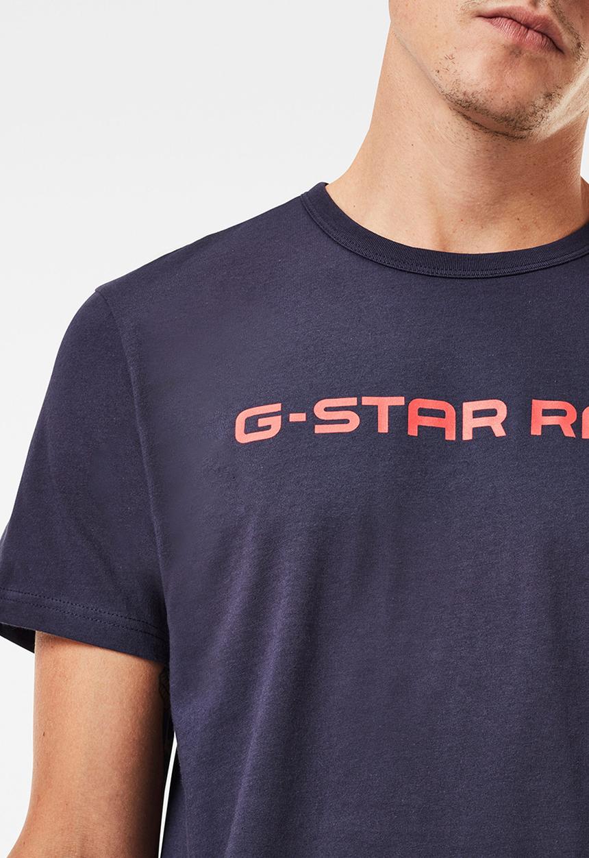 G-STAR - Graphic core straight r t s\s - sartho blue