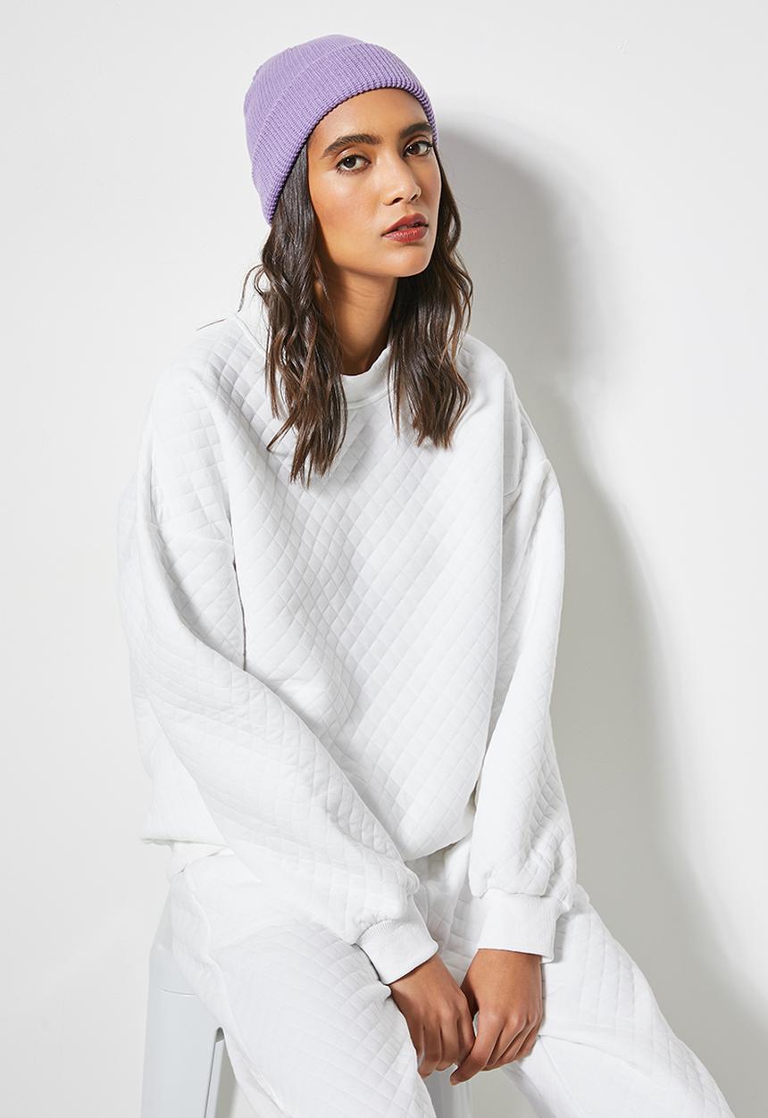 Superbalist - Rib turn up beanie - purple