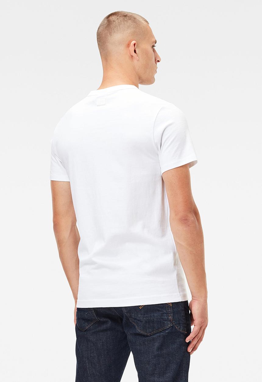 G-STAR - Utility pocket logo r t s\s - white