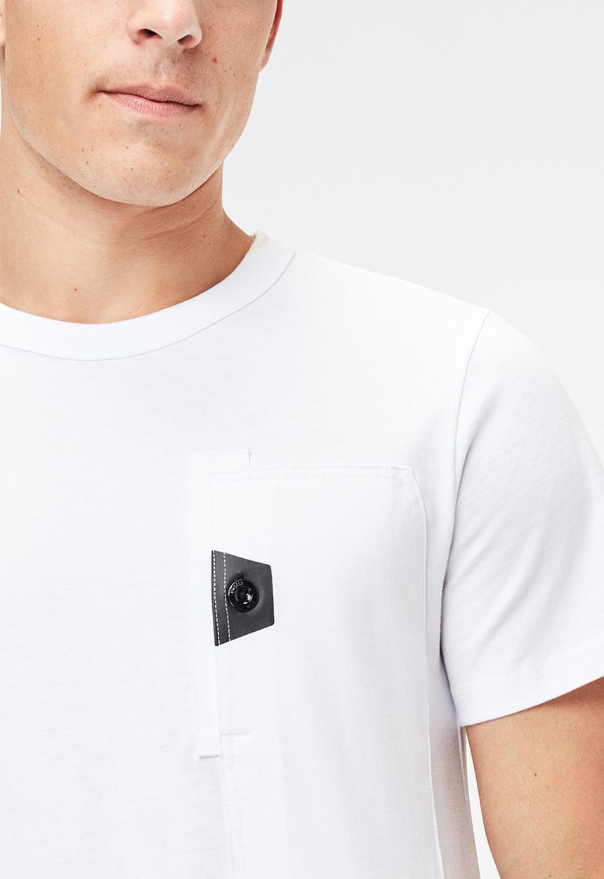 G-STAR - Utility pocket logo r t s\s - white