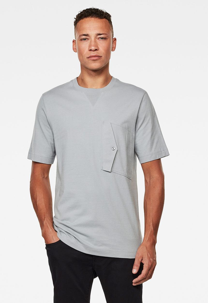 G-STAR - Pocket squtar r t s\s - correct grey