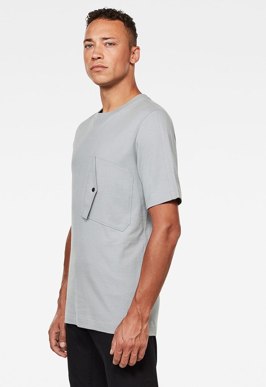 G-STAR - Pocket squtar r t s\s - correct grey