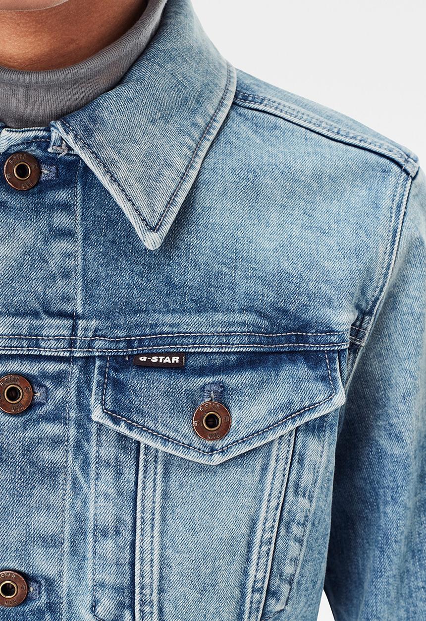 G-STAR - 3301 slim jacket - sun faded stone