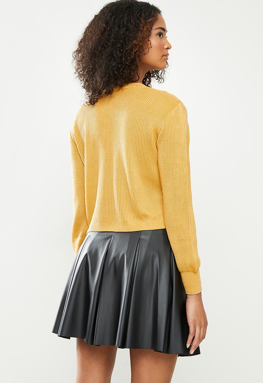Blake - boxy pullover - yellow