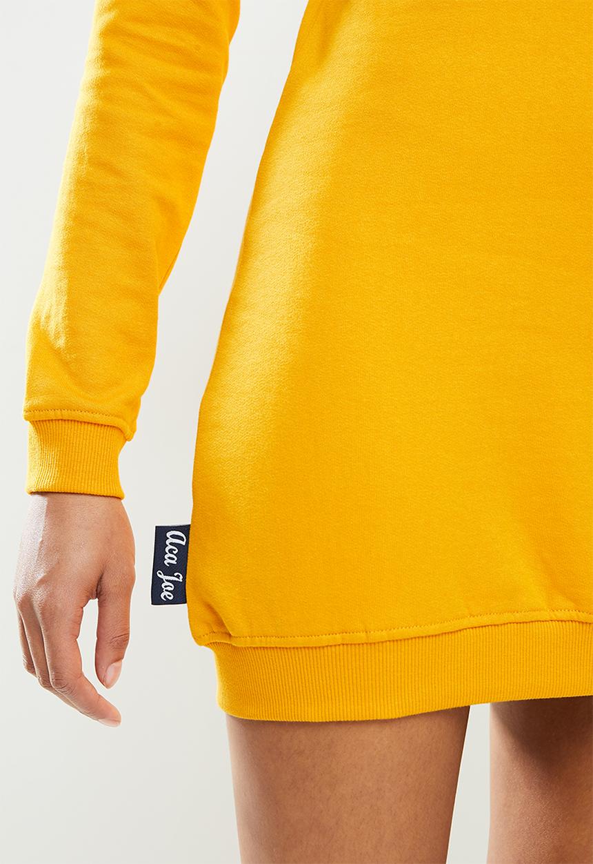 Aca Joe - Aca joe hooded dress - mustard