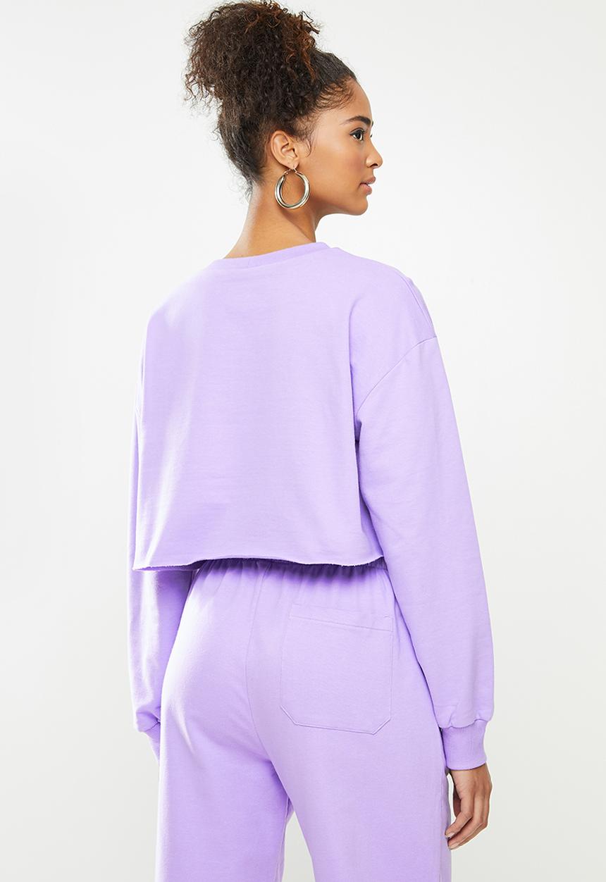 Blake - Cropped sweater - lilac 