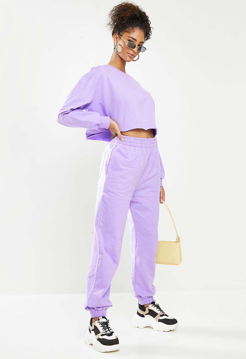 Blake - Cropped sweater - lilac 