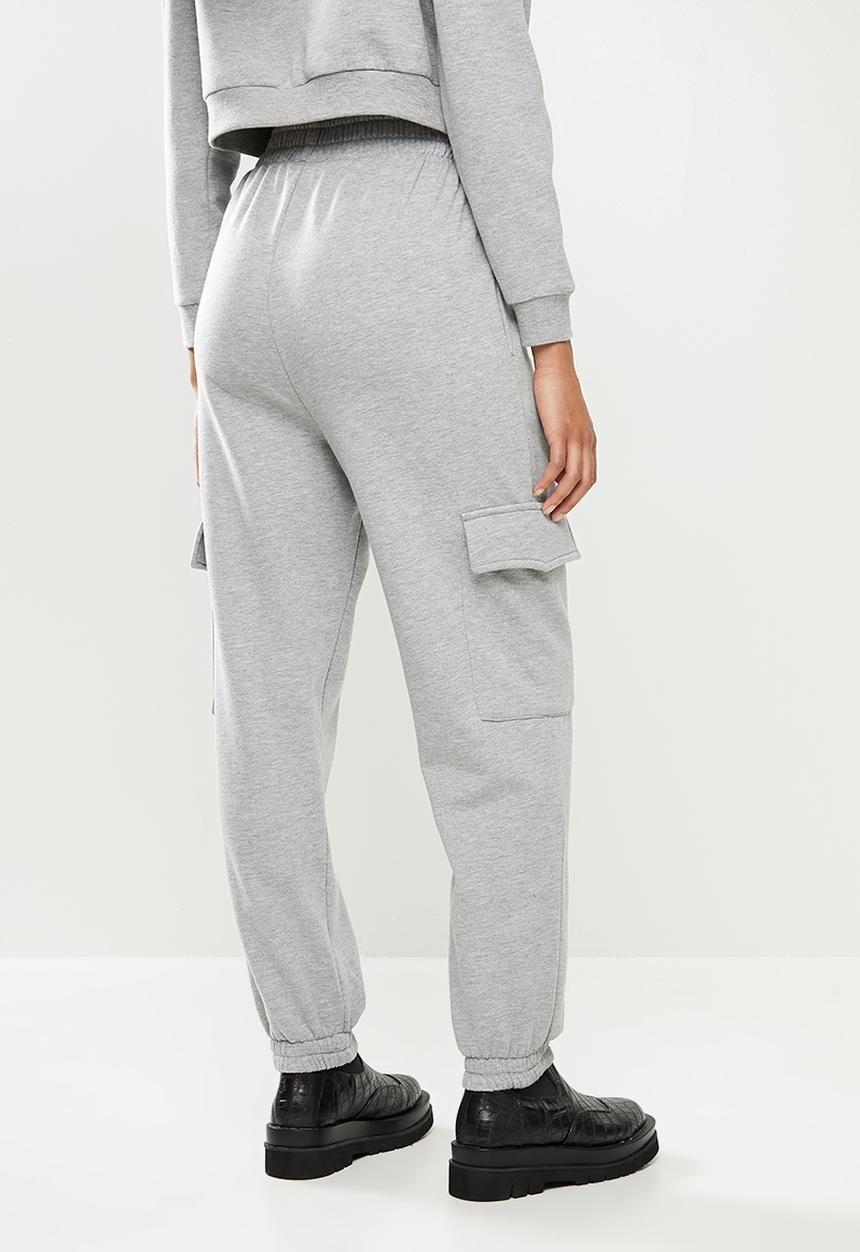 Blake - Fleece cargo jogger - grey 