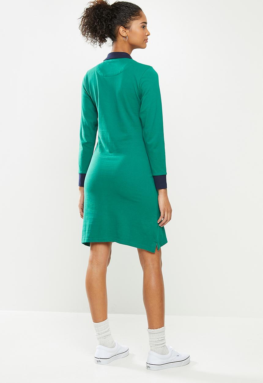 Aca Joe - Long sleeve dress - green