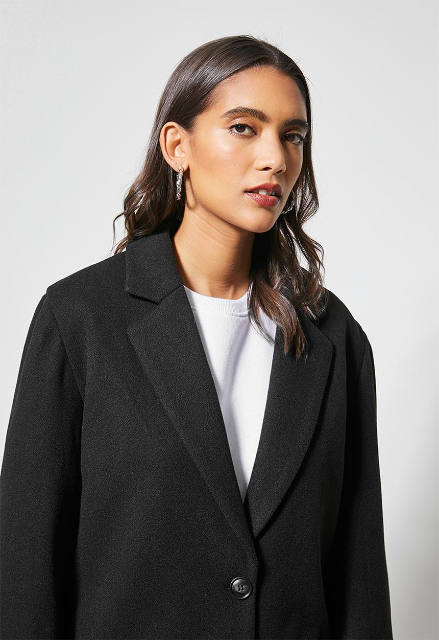 Superbalist - Blazer coat - black