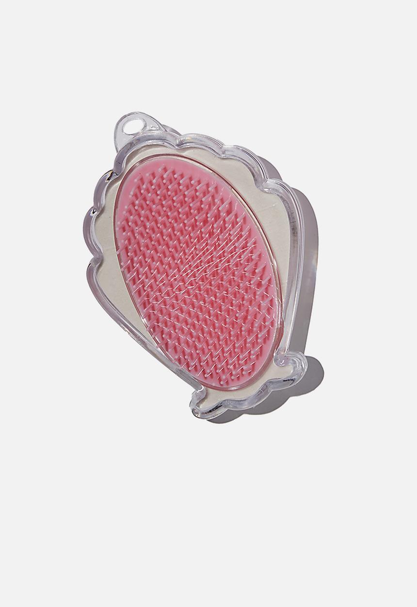 Cotton On - Detangler hair brush - mermaid glitter
