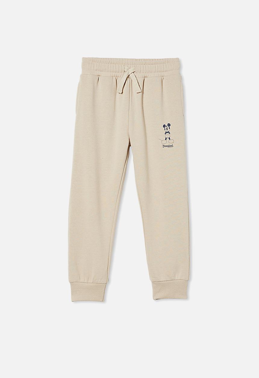 Cotton On - License slouch trackpant - beige