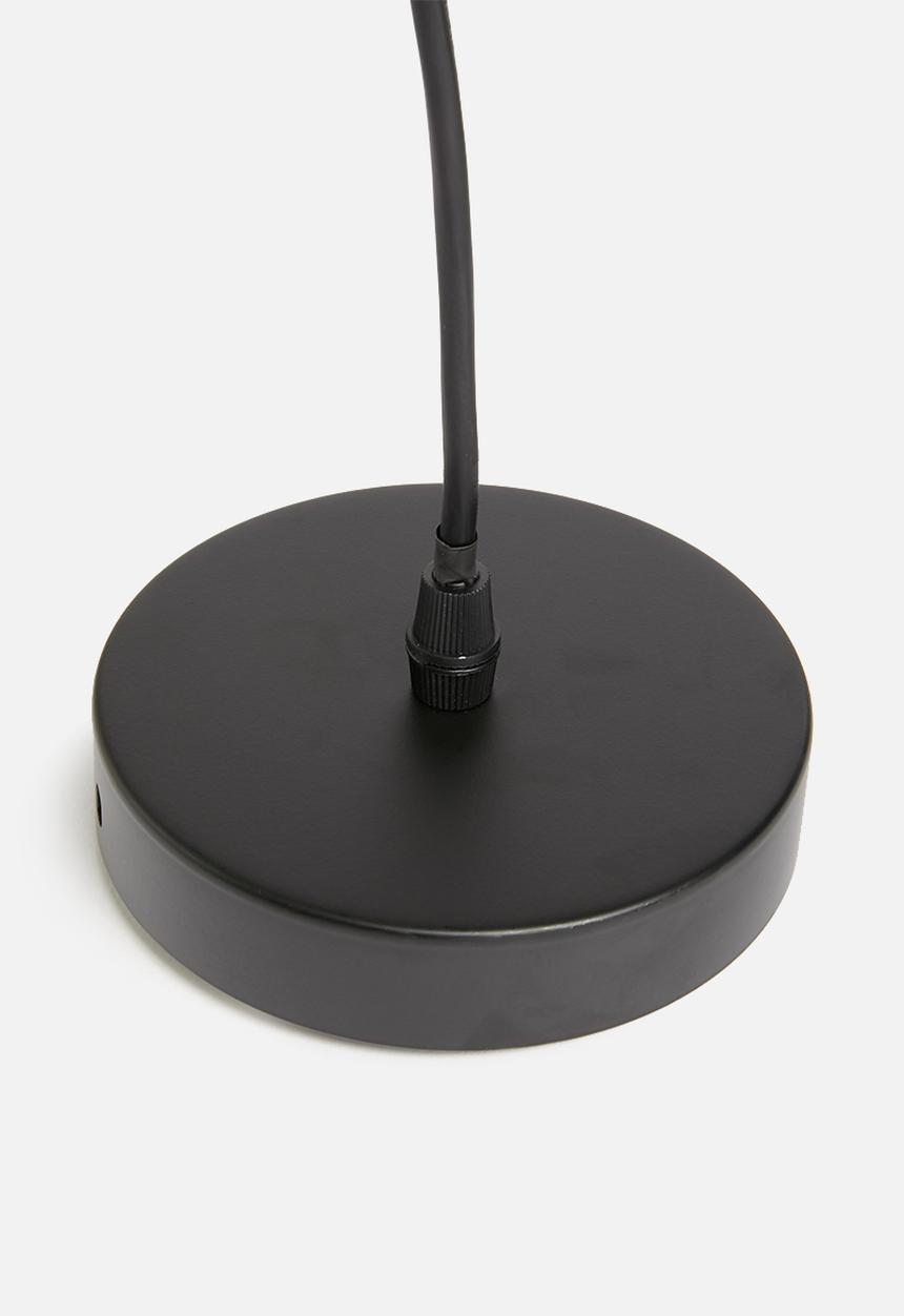 Sixth Floor - Terra wire pendant light - black