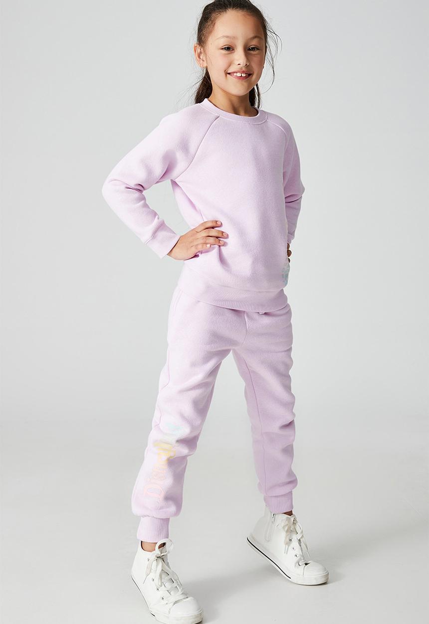 Cotton On - License marlo trackpant - lcn dis disneyland gradient/pale violet