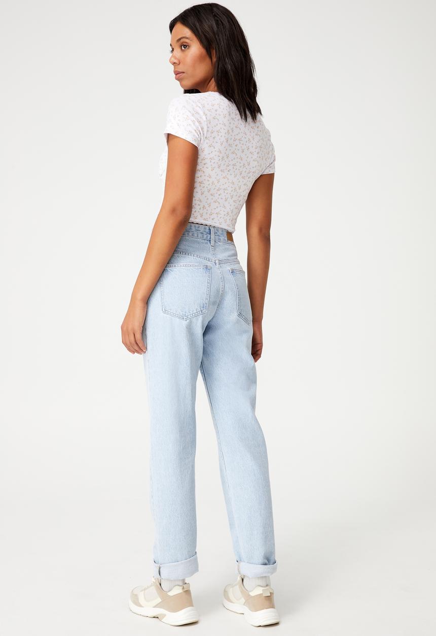 Cotton On - Keating short sleeve top - ditsy white