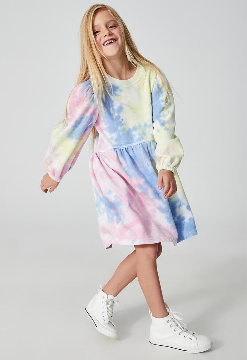 Cotton On - Flora long sleeve dress - multi