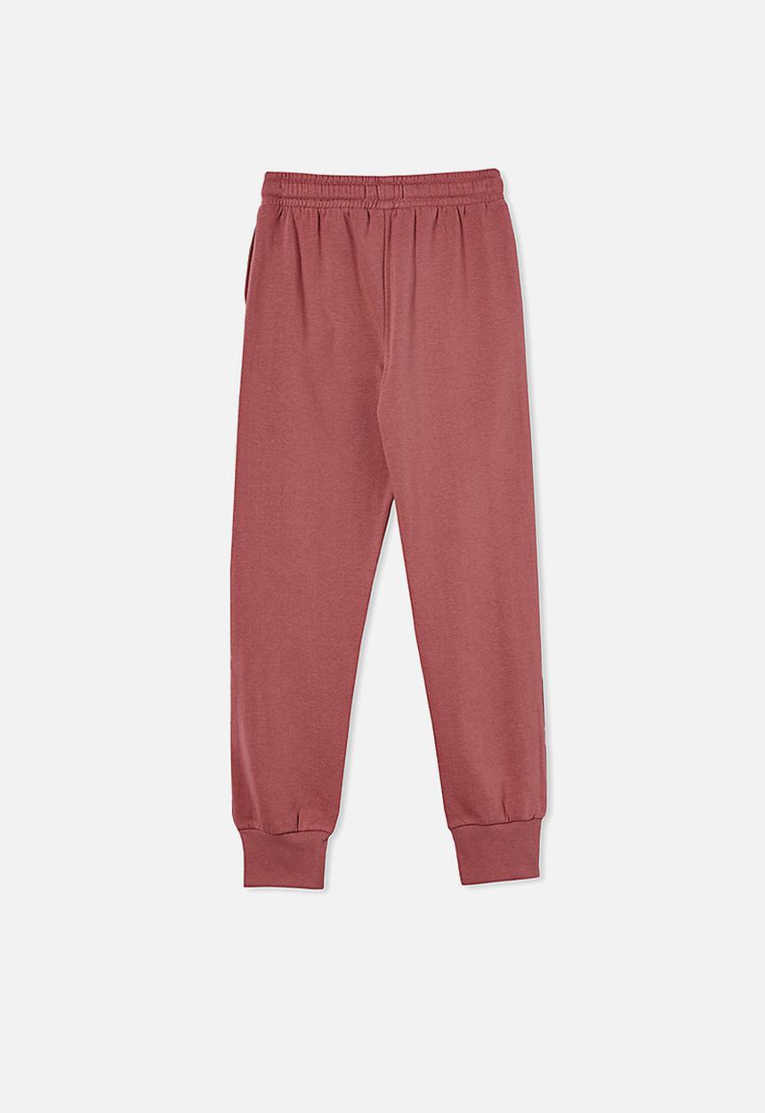 Cotton On - Mason trackpant - vintage berry