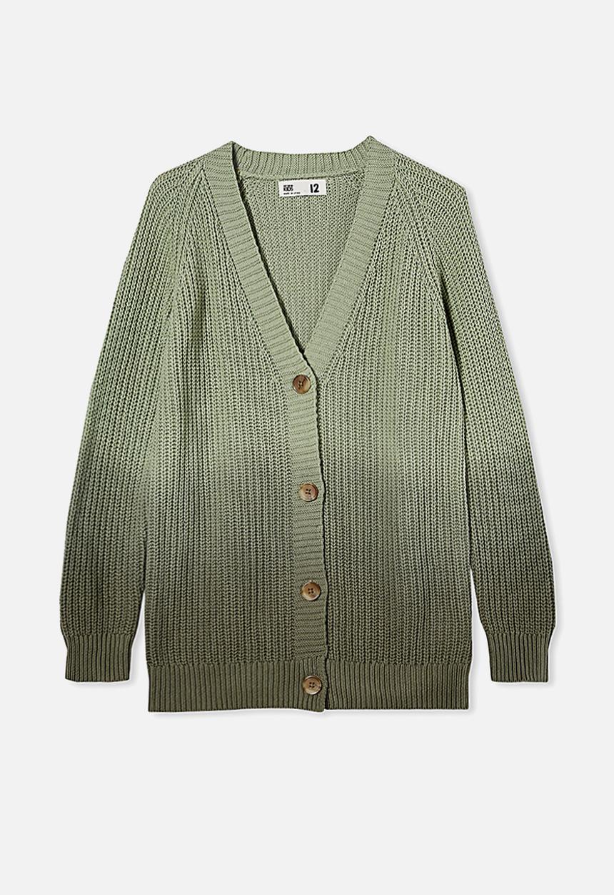 Cotton On - Billie knit cardigan - green