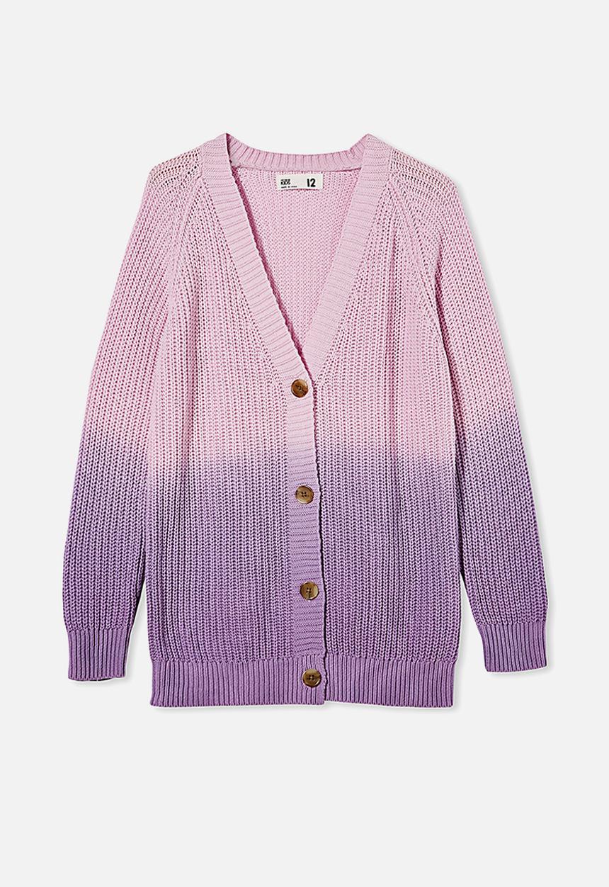 Cotton On - Billie knit cardigan - purple