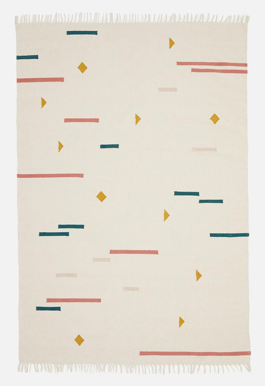 Sixth Floor - Rea dash woven rug - pink