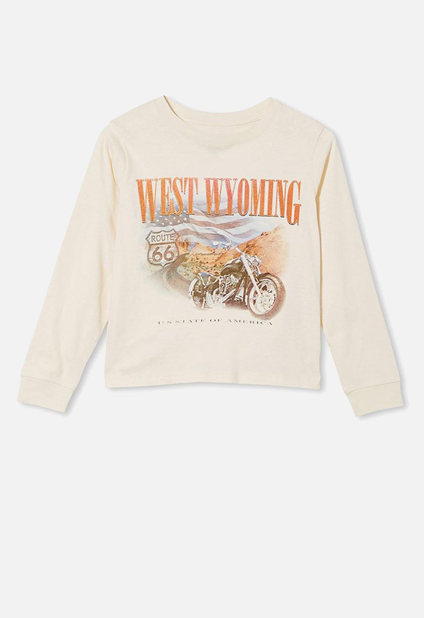 Cotton On - Girls classic long sleeve tee - beige