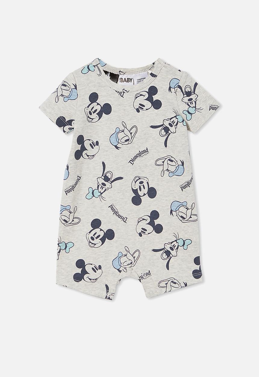 Cotton On - The short sleeve romper license - grey
