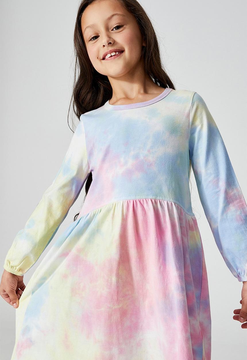 Cotton On - Savannah long sleeve dress - multi 