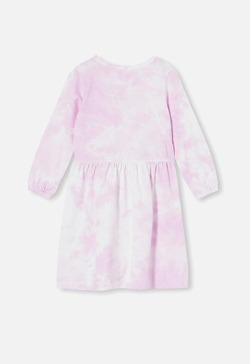 Cotton On - Savannah long sleeve dress - pink