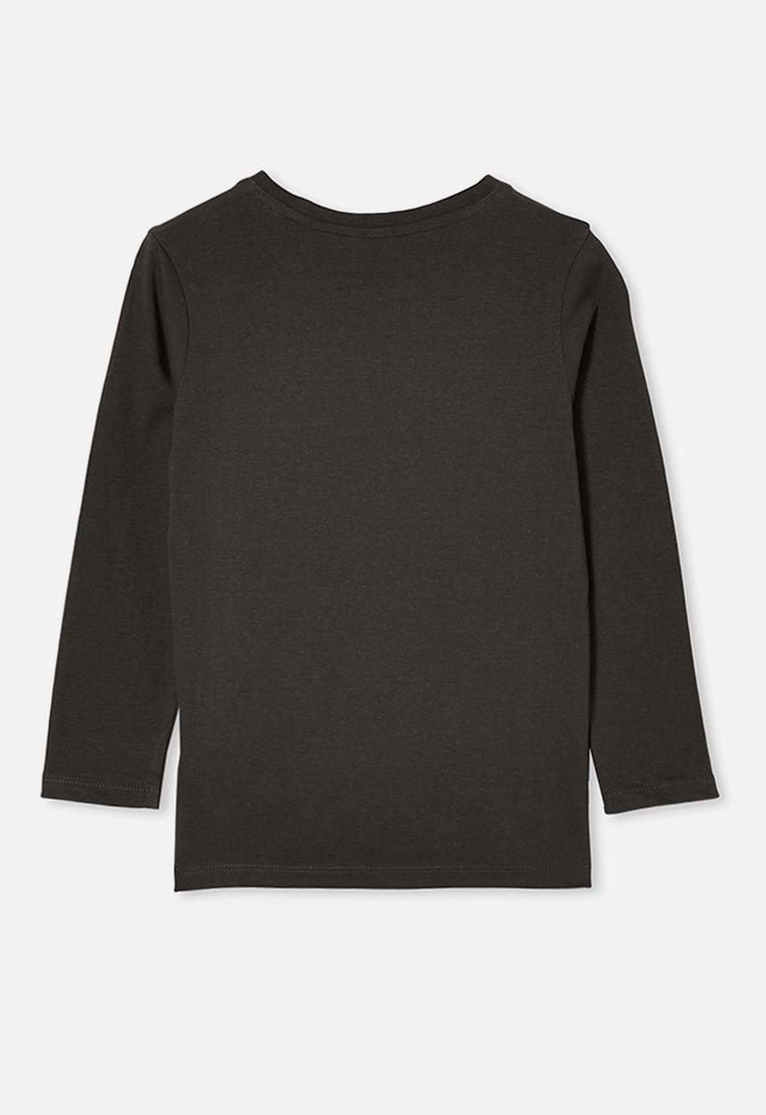 Cotton On - Penelope long sleeve tee - black