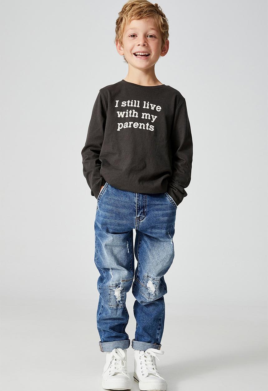 Cotton On - Penelope long sleeve tee - black