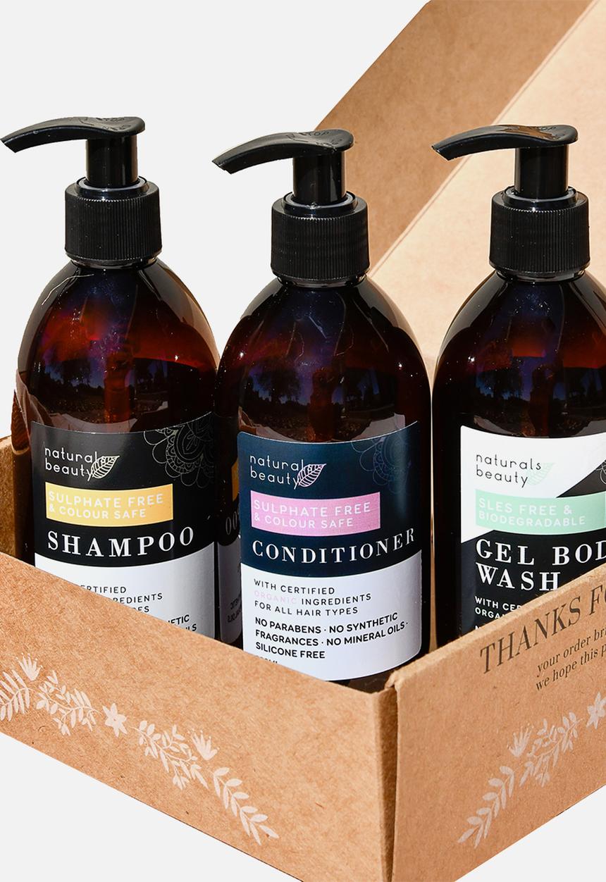 Naturals Beauty - Bathroom Basics Shower Gift Box