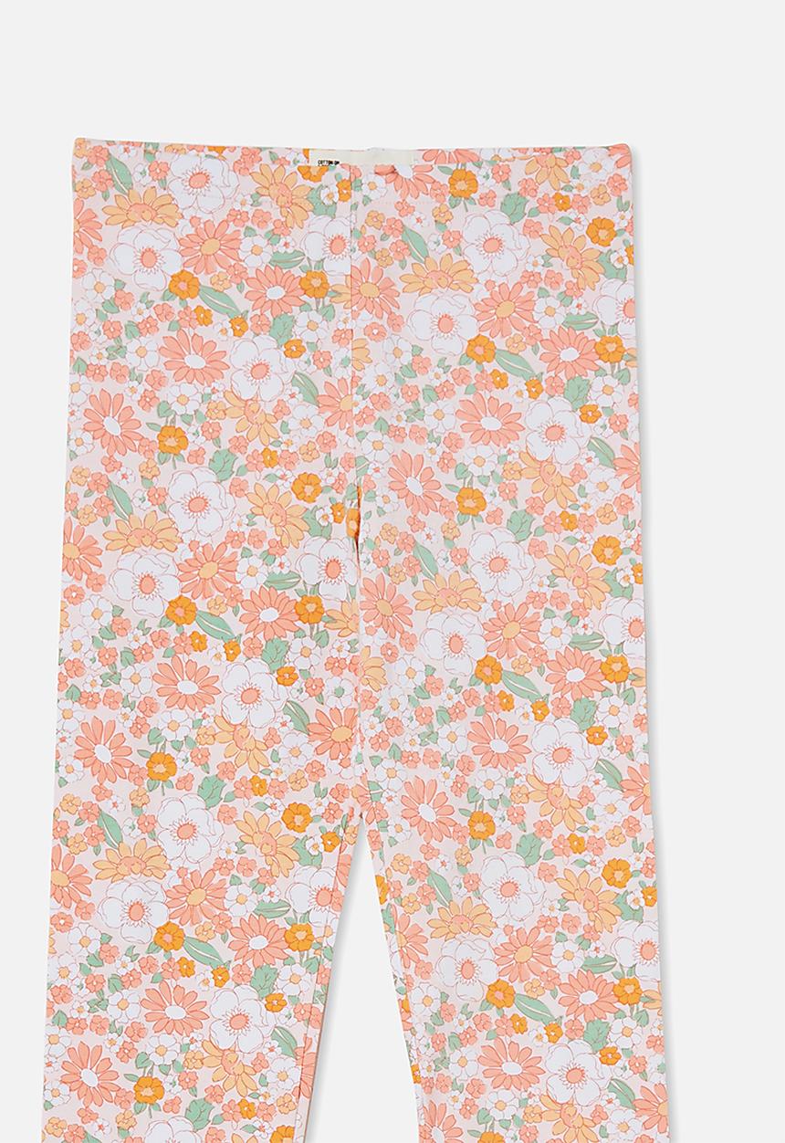 Cotton On - Alex legging - crystal pink/retro blooms