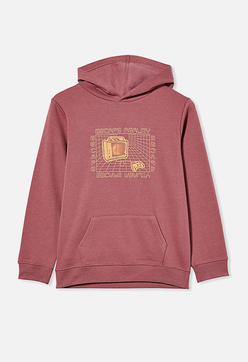 Cotton On - Street hoodie - burgundy