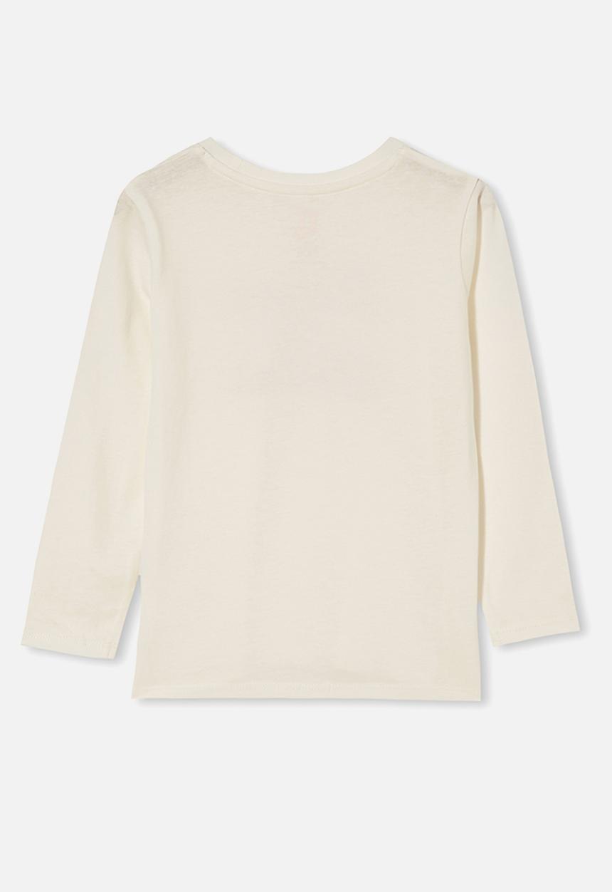 Cotton On - Penelope long sleeve tee - vanilla/future is female