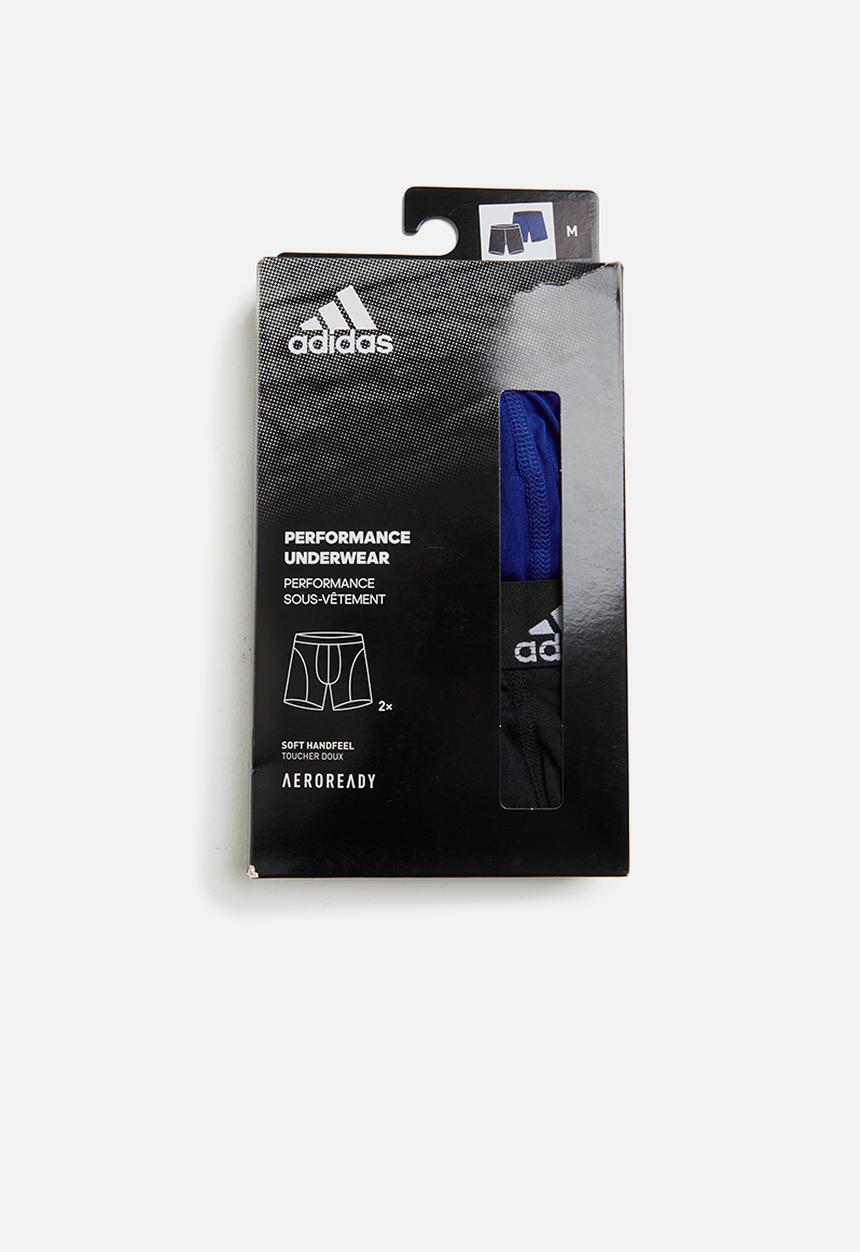adidas Performance - 2 Pack bos brief - black & blue 