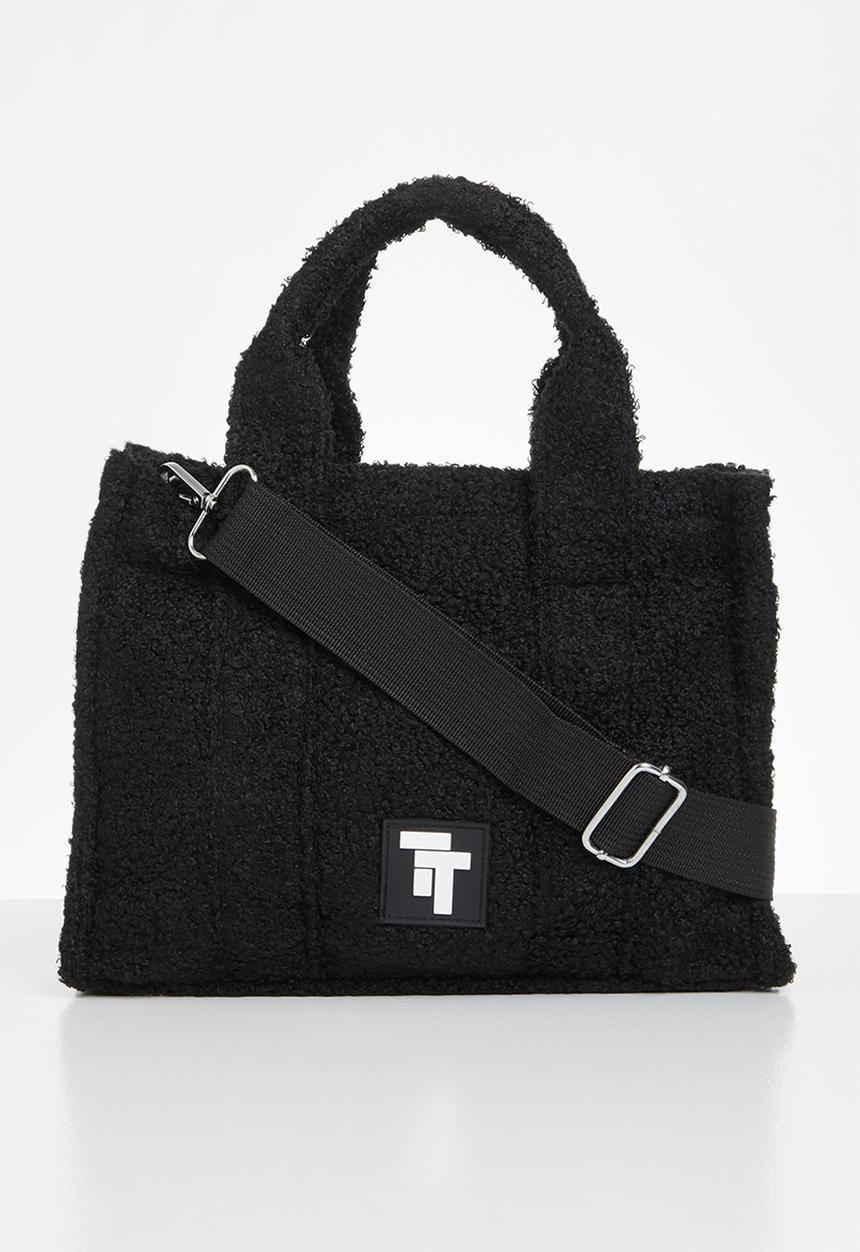 Tom Tom - Teddy tote bag - black