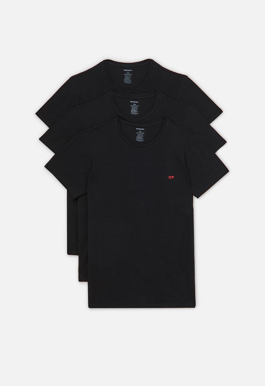 Diesel  - Umtee-randalthreepack T-shirt -black