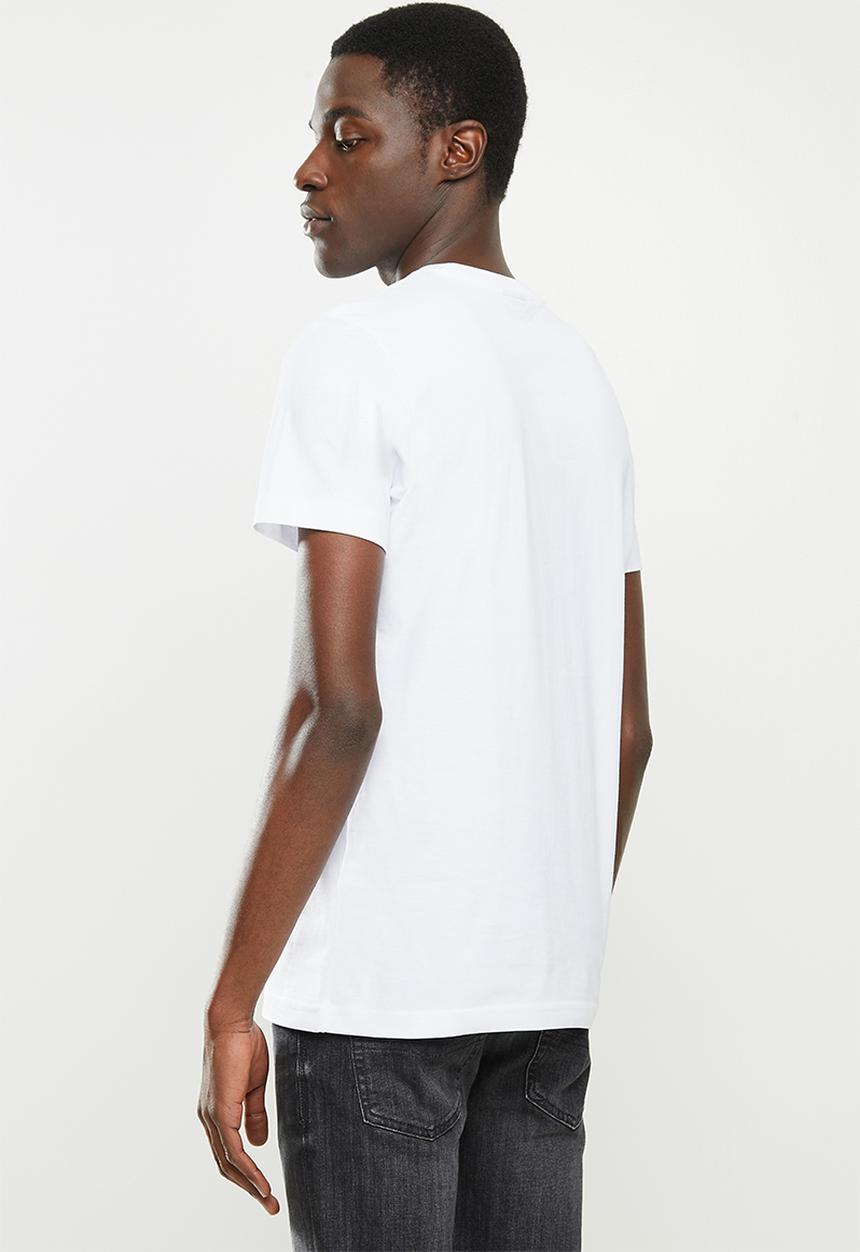 Diesel  - T-diegos-smallogo T-shirt- white
