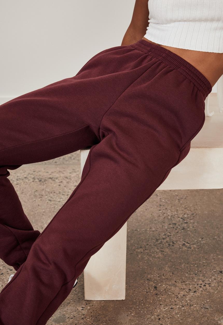 Factorie - Classic trackpants  - windsor wine