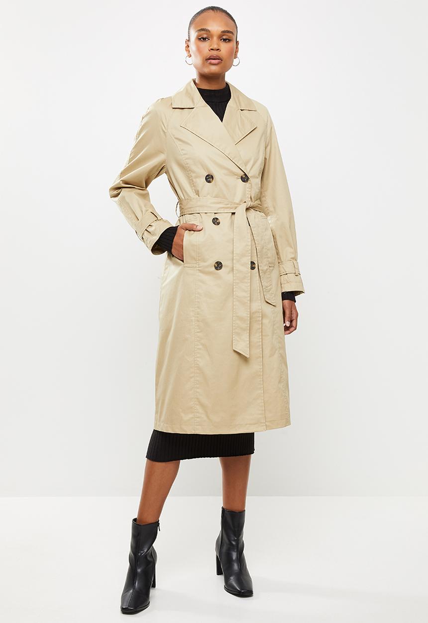 Vero Moda - Munich long trenchcoat - taupe