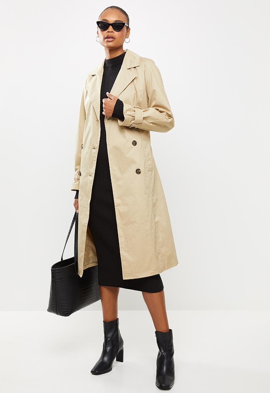 Vero Moda - Munich long trenchcoat - taupe