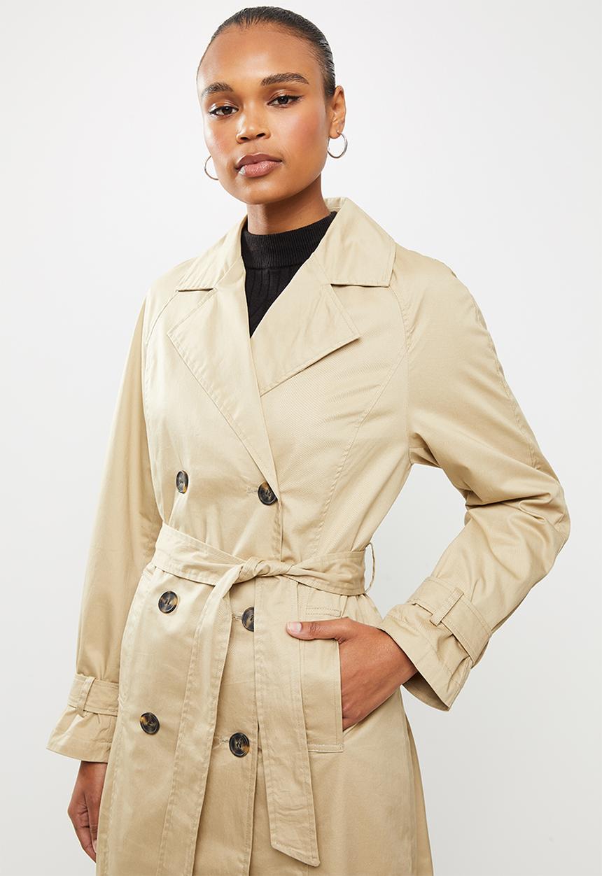 Vero Moda - Munich long trenchcoat - taupe