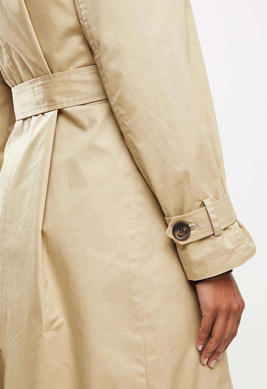 Vero Moda - Munich long trenchcoat - taupe