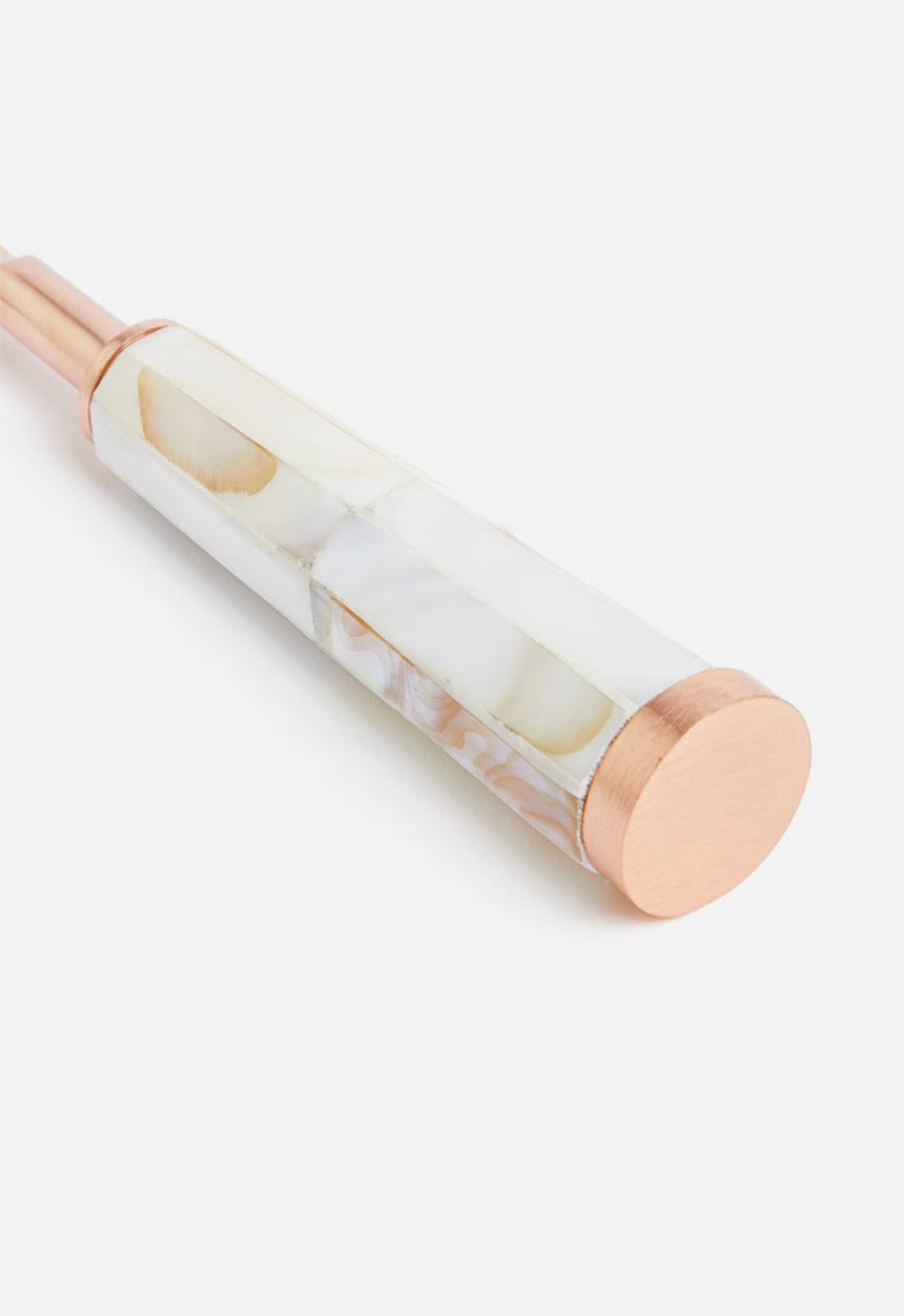 Sixth Floor - Pearl cheese knife set of 3 - rose gold 