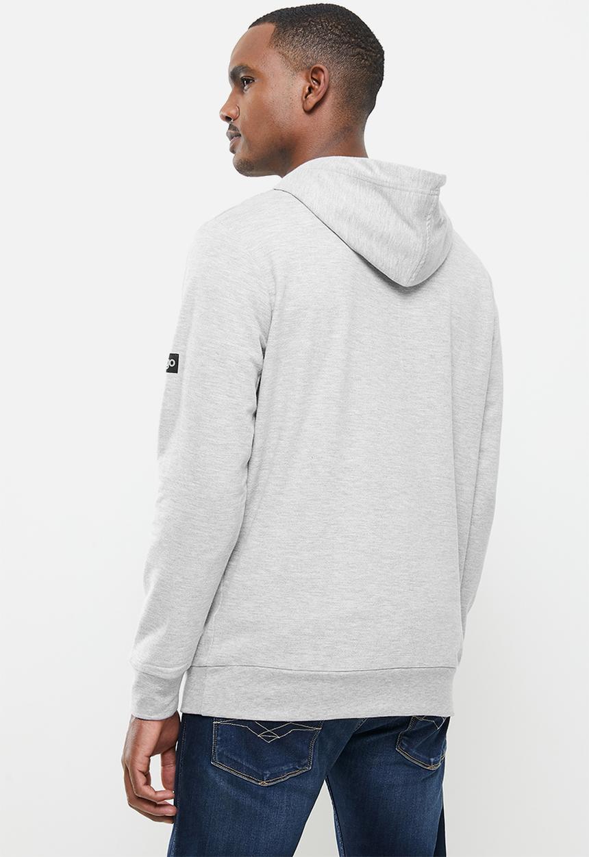 Vertigo - Mens Vertigo sweater pullover hoodie - grey