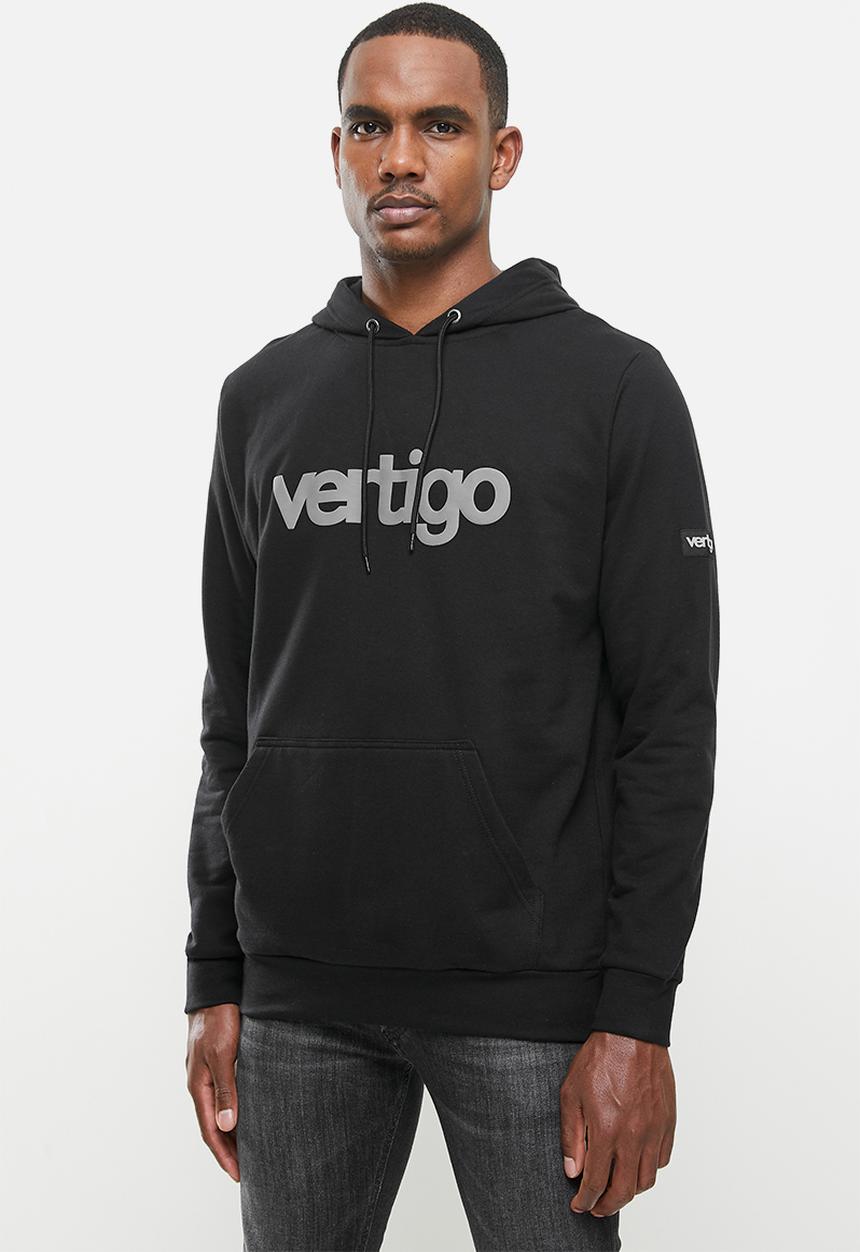 Vertigo - Mens Vertigo sweater pullover hoodie - black
