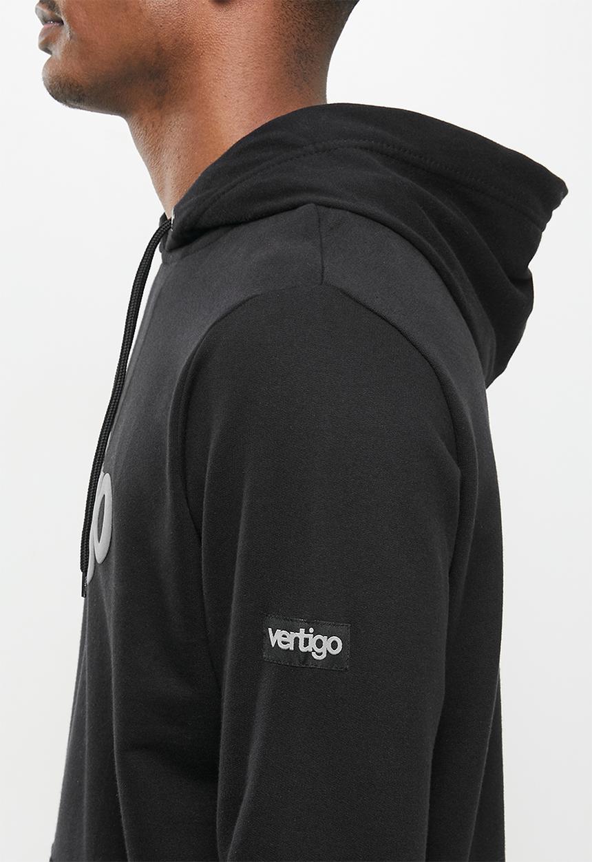 Vertigo - Mens Vertigo sweater pullover hoodie - black