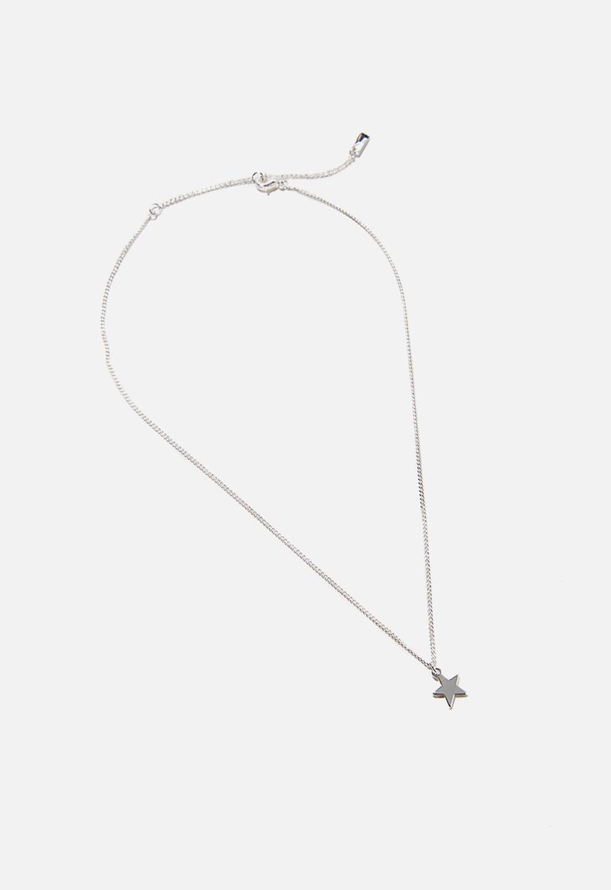Rubi - Premium pendant necklace - sterling silver plated star