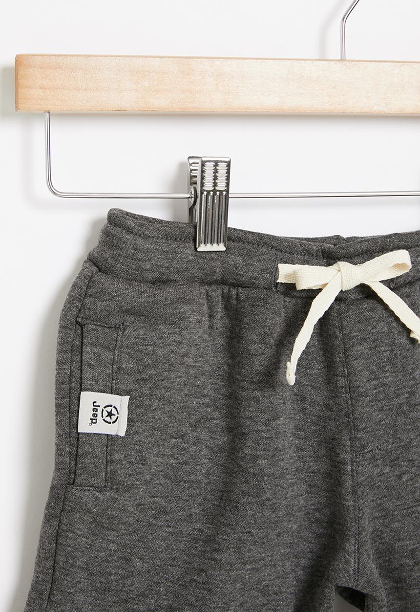 JEEP - Boys elasticated shorts - grey